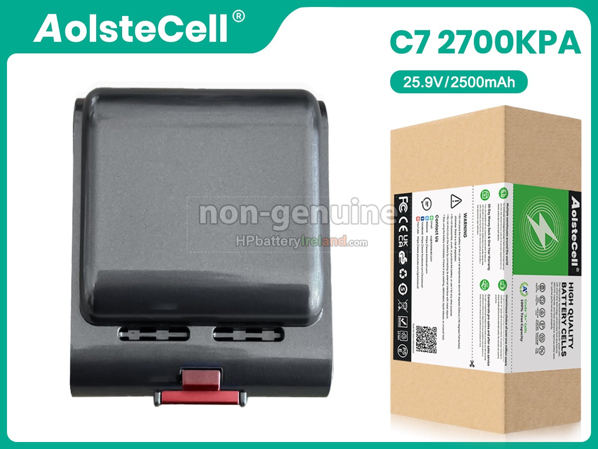 Dyson C7 2700KPA Battery Replacement Ireland