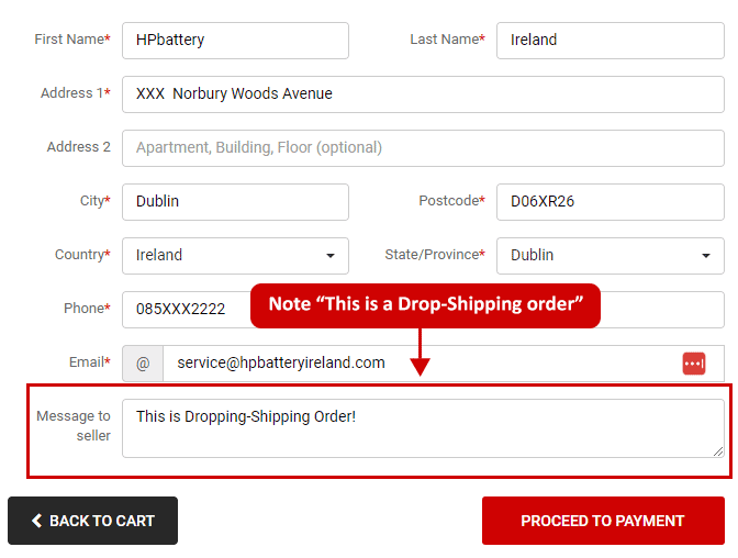note dropshipping