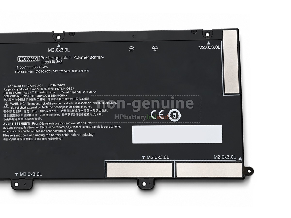 HP HSTNN-OB3A Battery Replacement Ireland