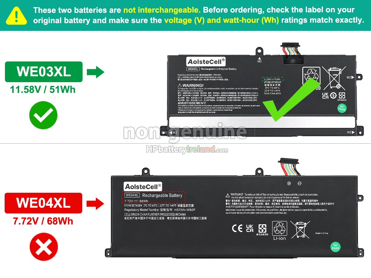 HP Pavilion Plus 14-EW0157TU Battery Replacement Ireland