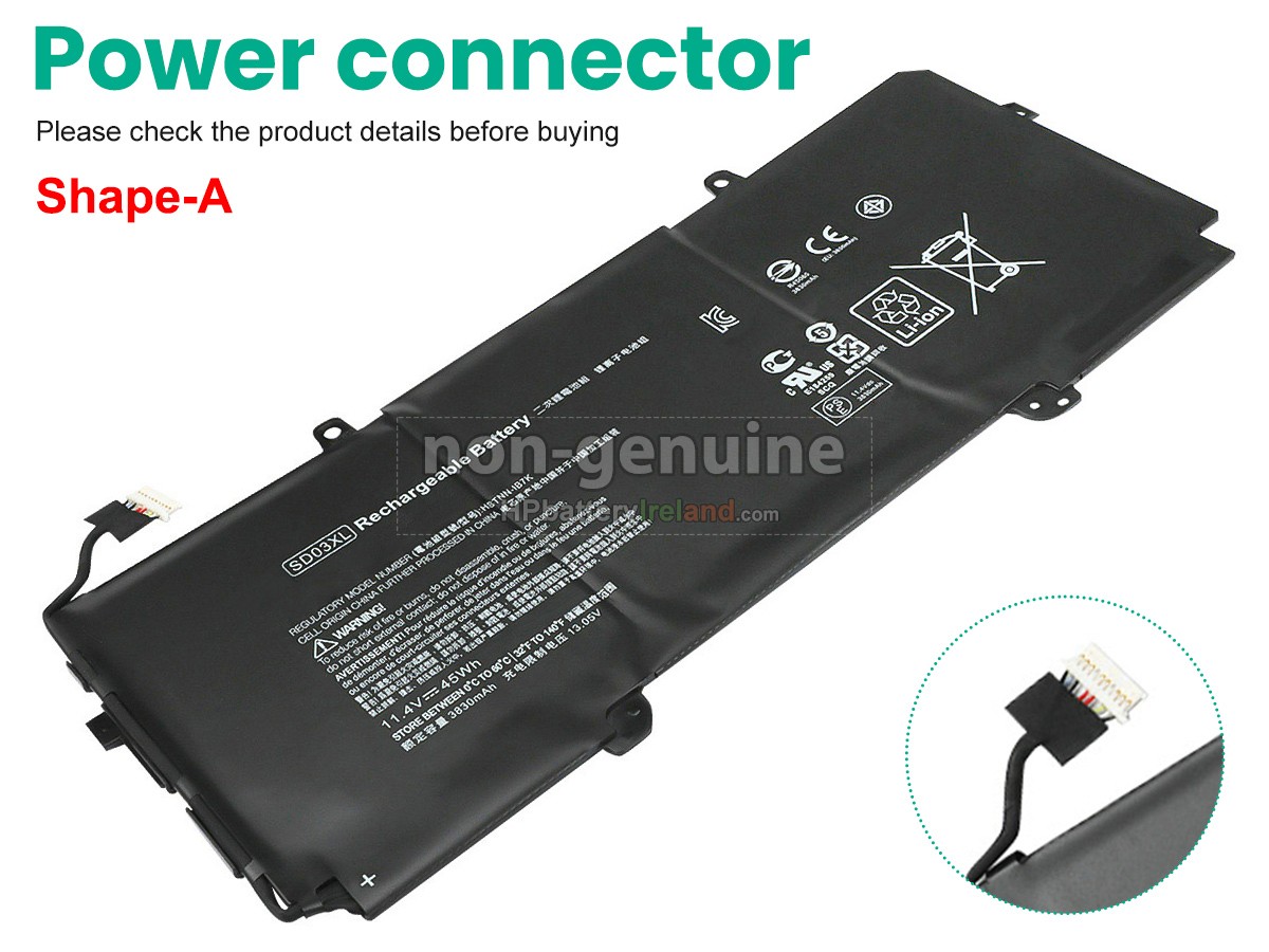 HP SD03XL Battery Replacement Ireland