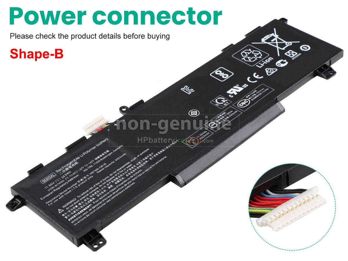 HP SD03XL Battery Replacement Ireland