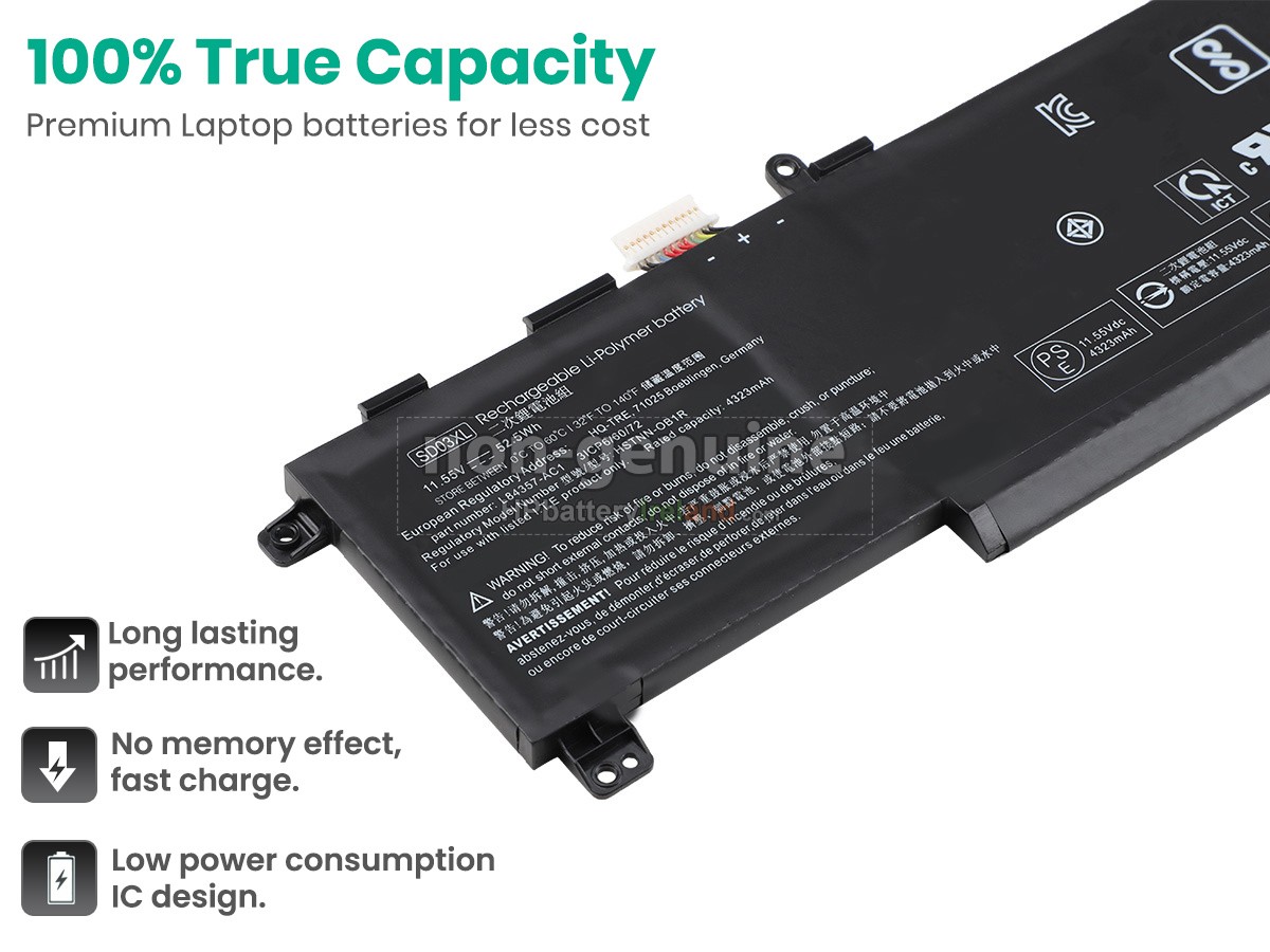 HP SD03XL Battery Replacement Ireland