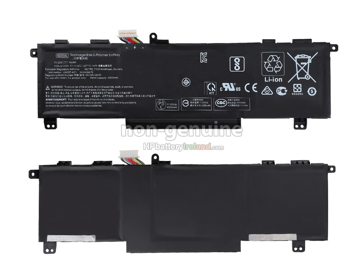HP SD03XL Battery Replacement Ireland